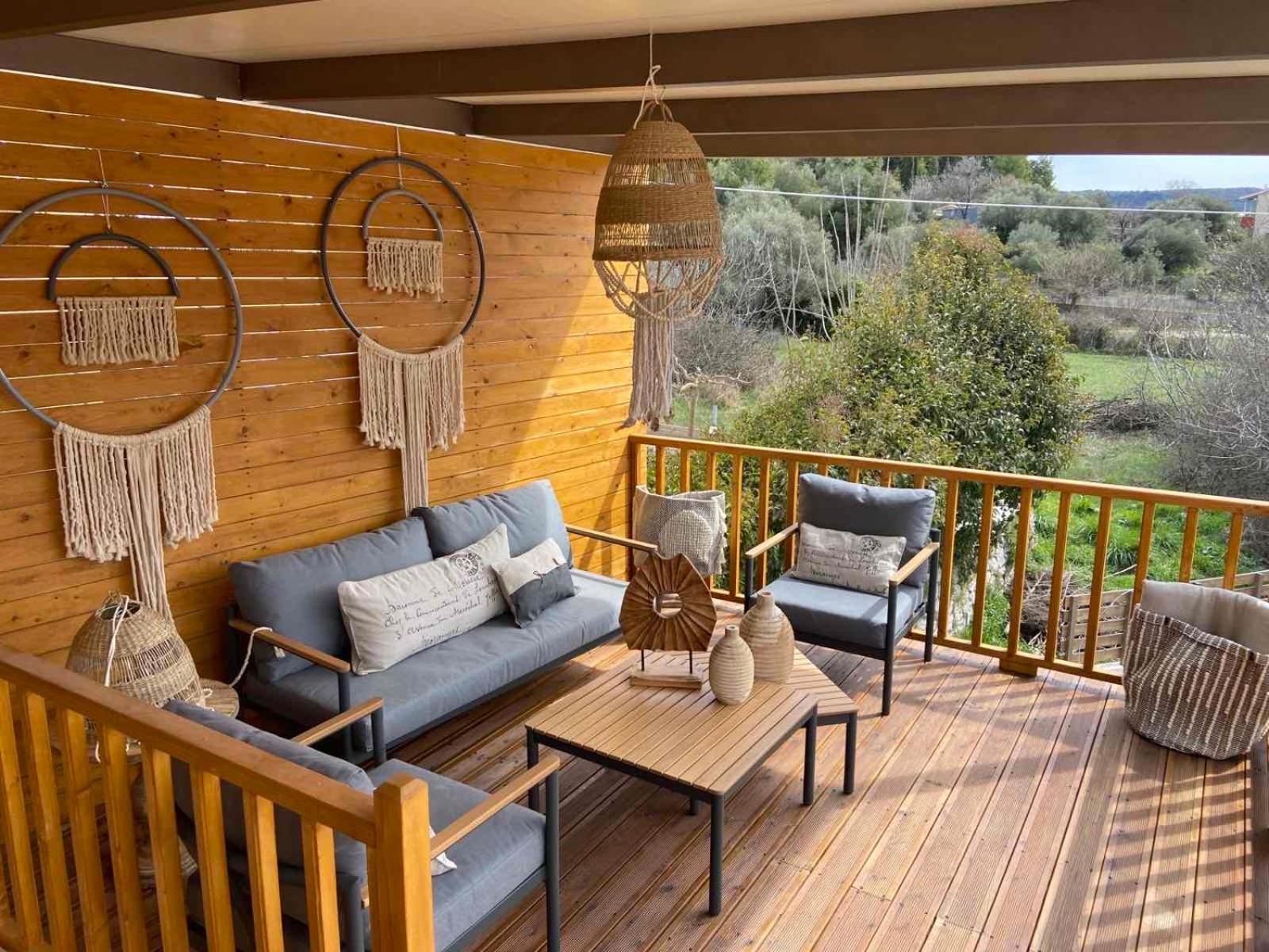 Ferienwohnung Linari Bohemian Living Kávallos Exterior foto